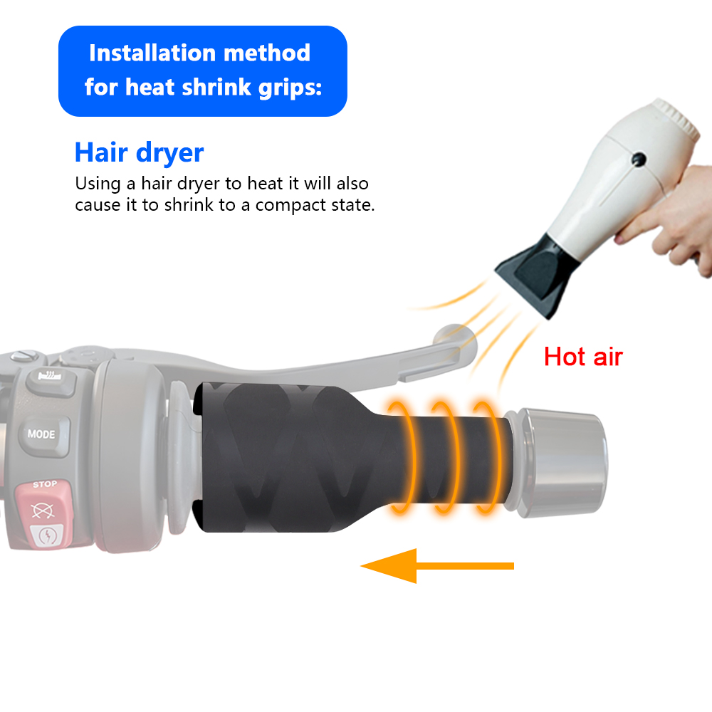 Motorcycle Heat-Shrink Handle  - Handlebar Grip Heated review and price