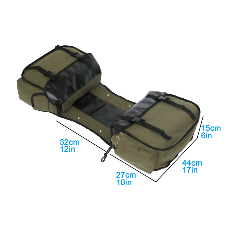 Canvas Leather Rear Saddlebag  - Motorcycle Gear Backpack review and price