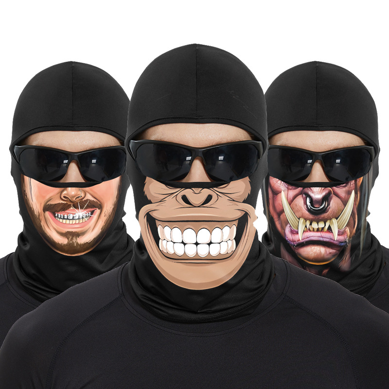 Funny Ape Mouth Skull Balaclav - Motorcycle Gear For Woman review and price